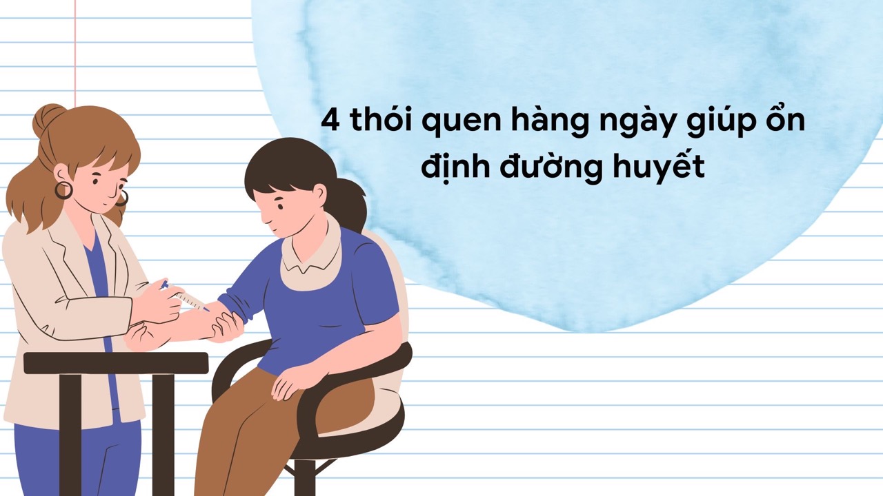 Exercising regularly for at least 30 minutes a day helps stabilize blood sugar. Graphic photo: Huong Son