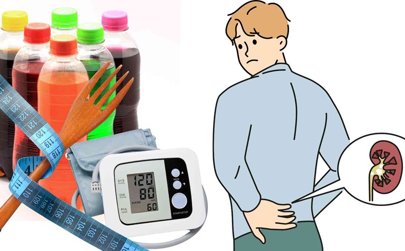 Some habits that speed up kidney failure. Graphics: Ha May