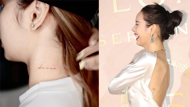 リサ(Blackpink)と女性らしいタトゥー。写真:クリップカット