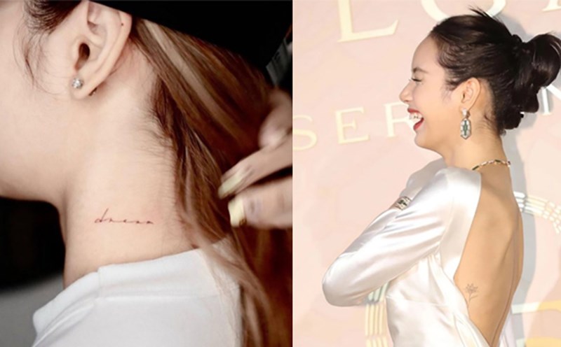 Lisa (Blackpink) and feminine tattoos. Photo: Cut from clip