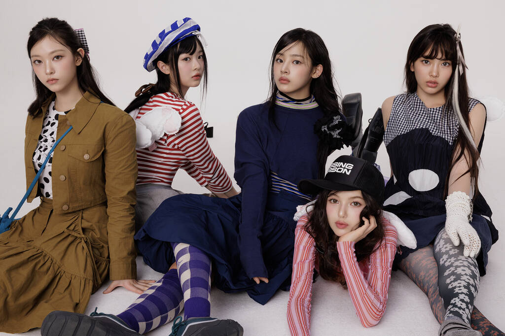 K-POPガールズグループNewJeans。写真:ADOR