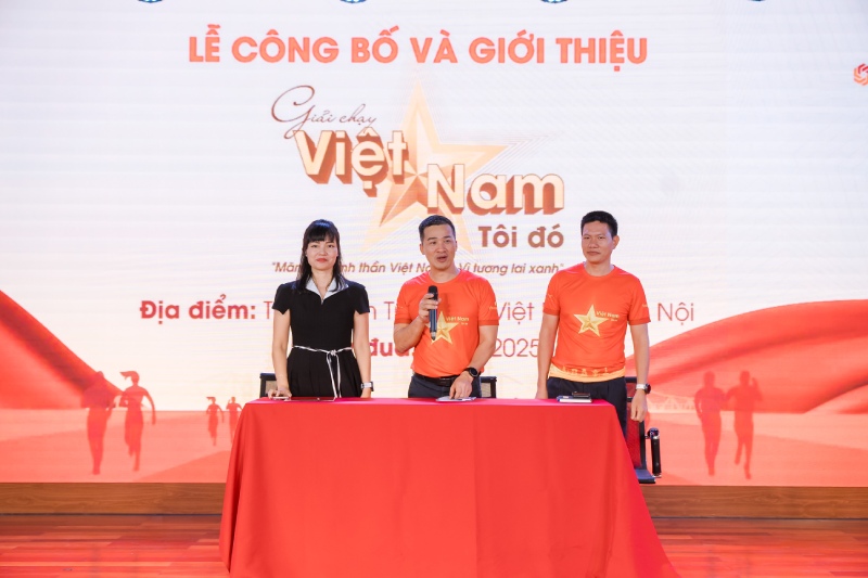 Hop bao giai marathon Viet Nam toi do - My Vietnam 2025. Anh: My Vietnam 2025
