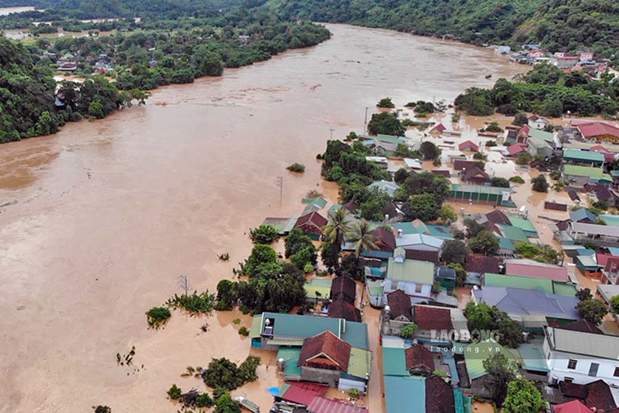 台風3号Wipha後の5000年ぶりの洪水騒乱、5000年後には繰り返されることはない。写真:ハ・チャン