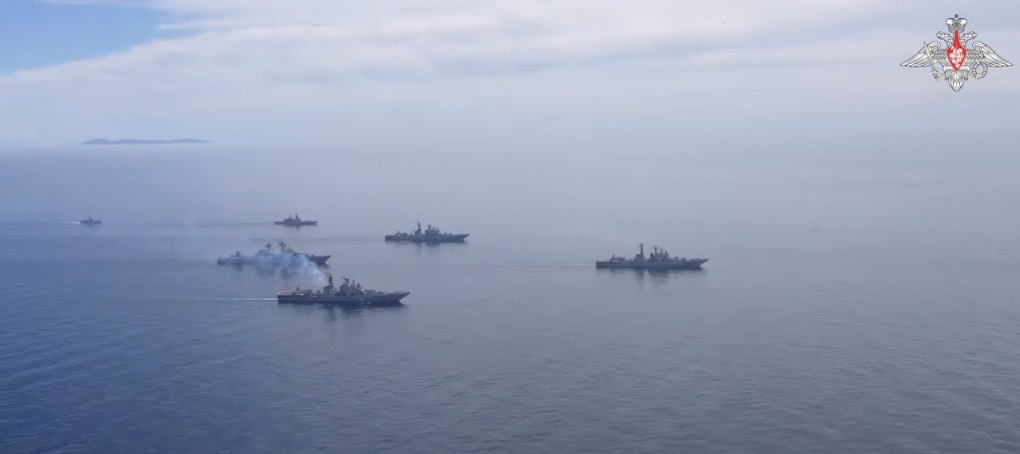 Exercice de tempete de juillet de la Russie. Photo : Ministere russe de la Defense