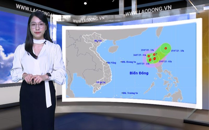 Weather forecast for tonight and tomorrow, July 24
