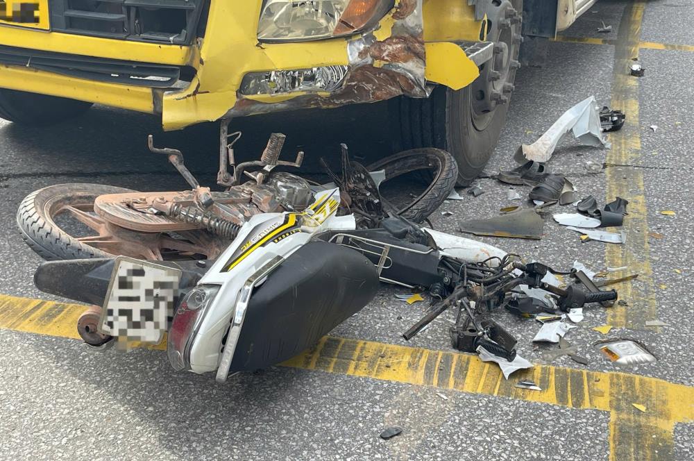 Deux accidents consecutifs a Dan Hoa en une journee.