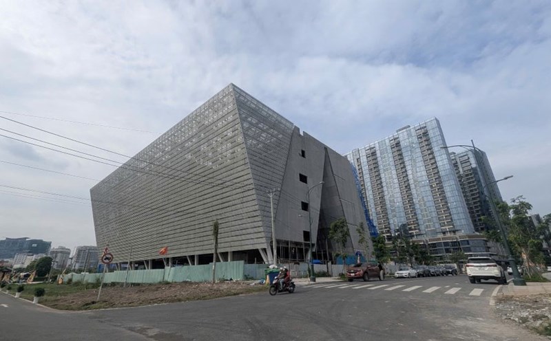 Ho Chi Minh City Planning Exhibition Center project in Thu Thiem New Urban Area. Photo: Anh Tu