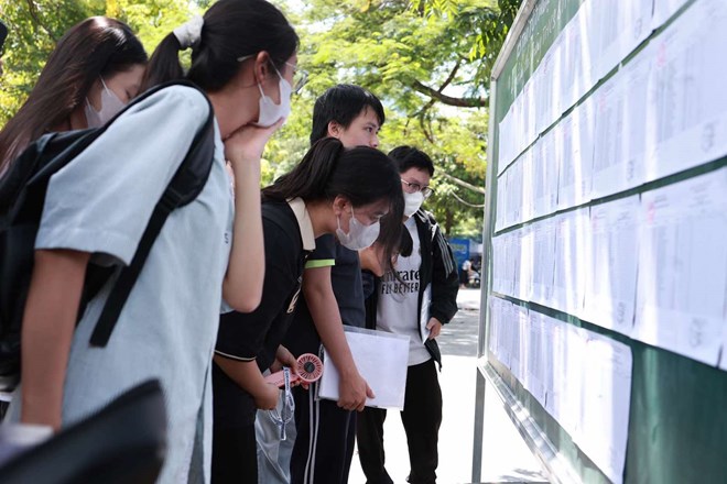 Candidates need to pay attention to the exam score conversion table, avoid building a bridge with a lack of scientific basis. Photo: Hai Nguyen