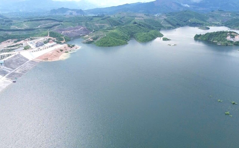 Canh Tang reservoir is designed and constructed with very high safety standards. Photo: Dang Tinh