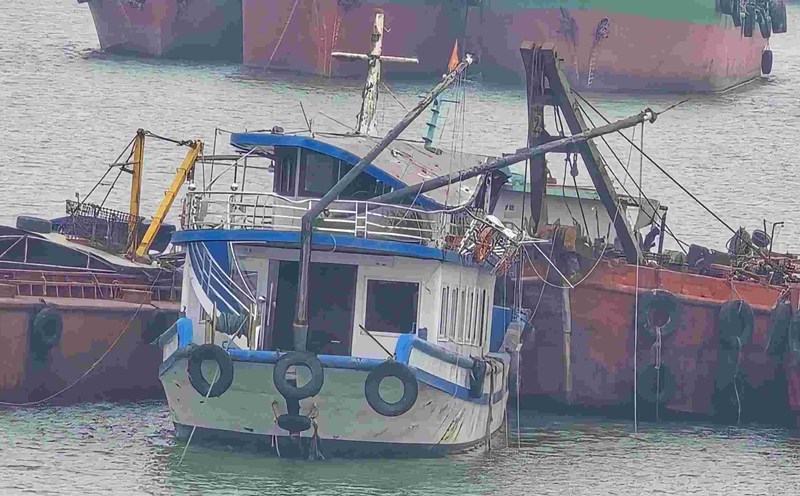 The Green Bay 58 ship after being salvaged. Photo: Ngoc Duy