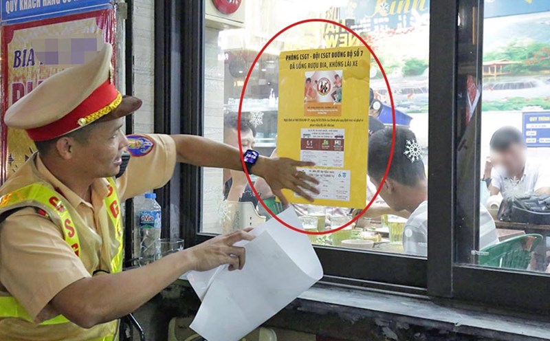 Traffic police enter a beer bar to propagate, "no forbidden areas" in handling alcohol concentration violations