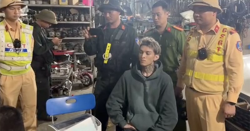 Ồn ào của rapper Bình Gold trước khi bị cảnh sát giao thông truy bắt, dương tính ma túy