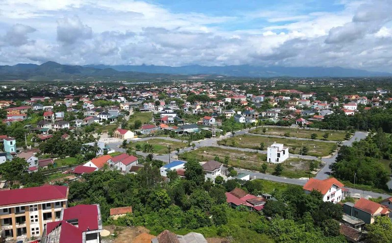 Image of Dong Son ward (Quang Tri province), where the North-South high-speed railway project passes through. Photo: Xuan Trang