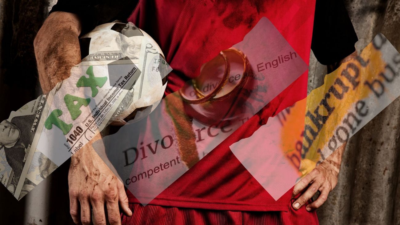 Football players who are not taught financial management can easily risk bankruptcy after a period of retirement. Graphics: Le Vinh