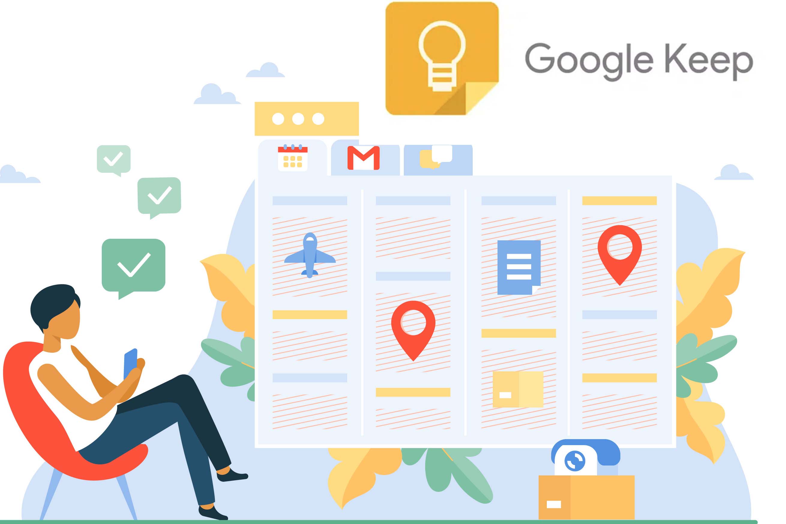 Google Keep transferira el mensaje a las tareas y lo que los usuarios deben tener en cuenta. Graficos: Cat Tien