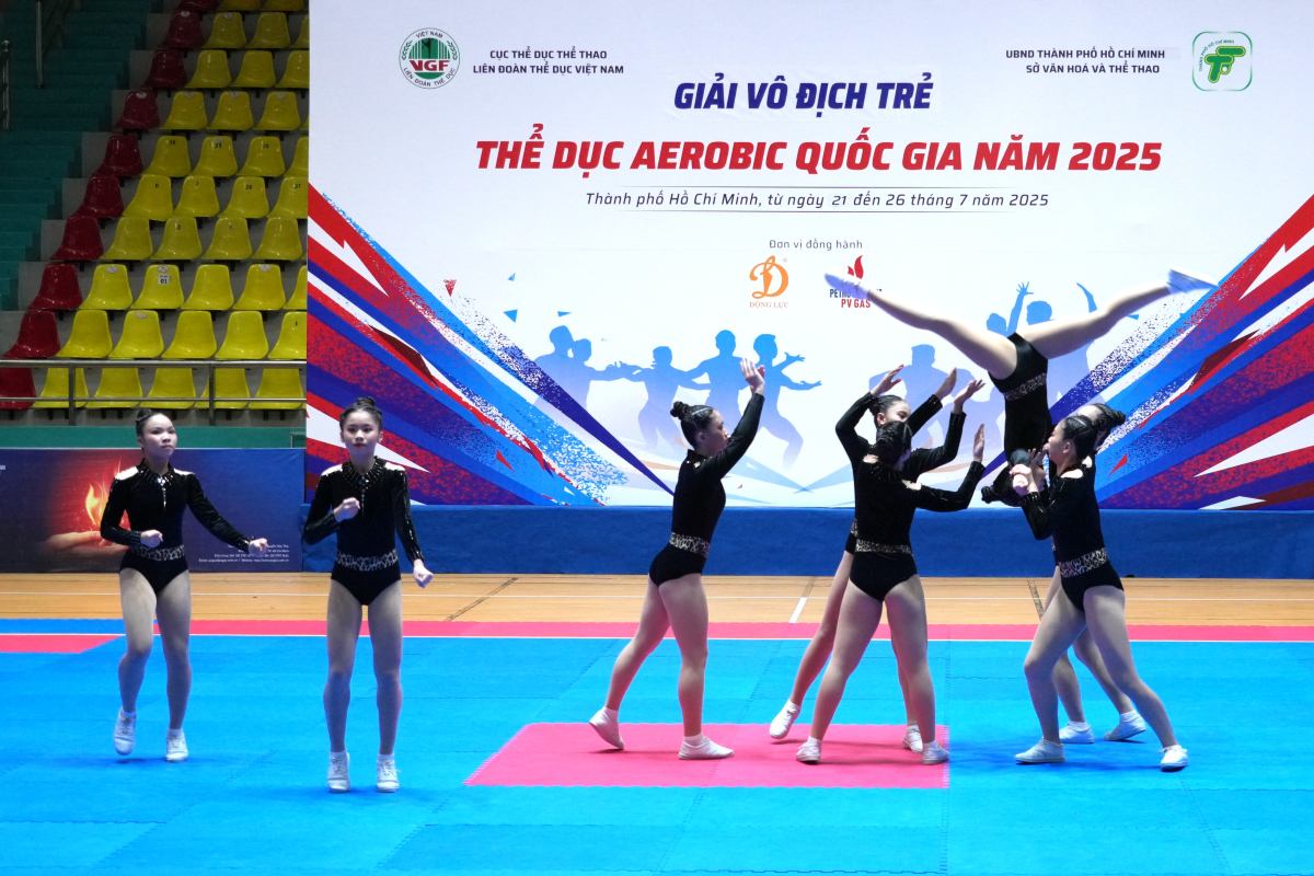 Phan trinh dien cua doi Dong Nai trong giai dau. Anh: Thanh An
