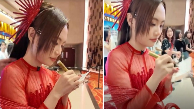 Phuong My Chi ky tang fan tai Sing! Asia. Anh: Cat tu clip
