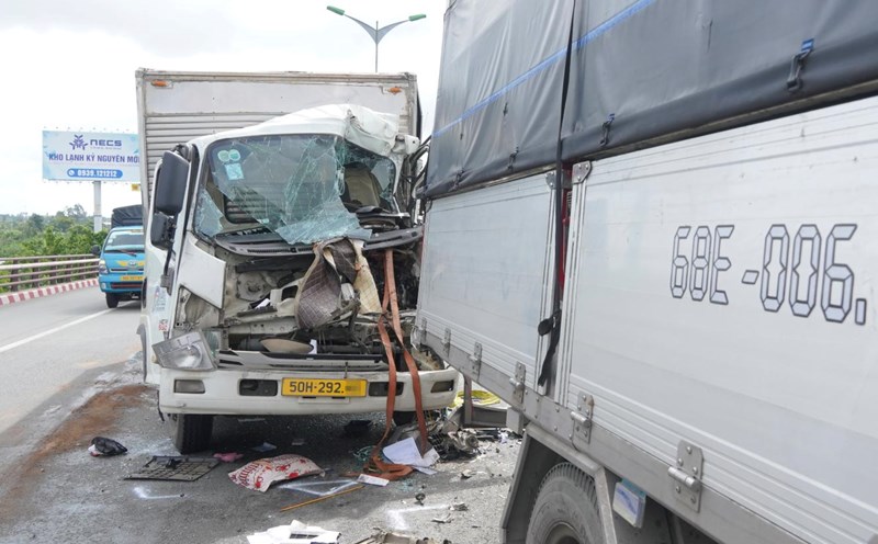 Scene of the accident on Can Tho bridge