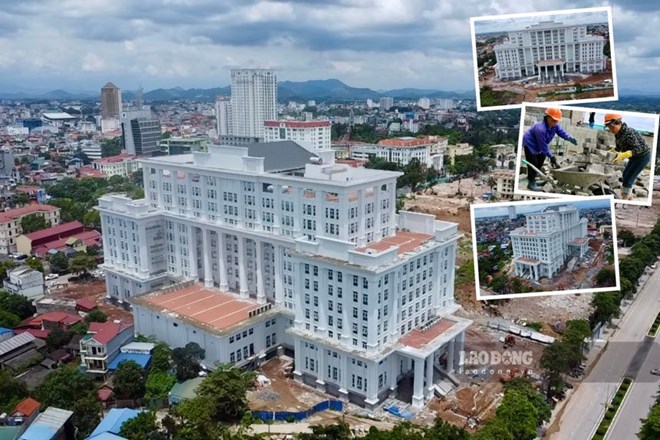 Thái Nguyên sắp hoàn thành trụ sở trăm tỉ đồng tại phường trung tâm