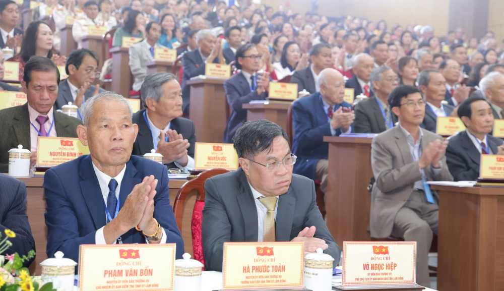 Cac dai bieu tham du Dai hoi. Anh: Chi Long