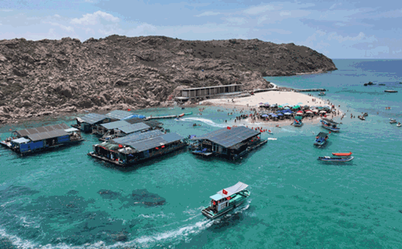 A coastal tourist destination in Gia Lai. Photo: Thanh Tuan