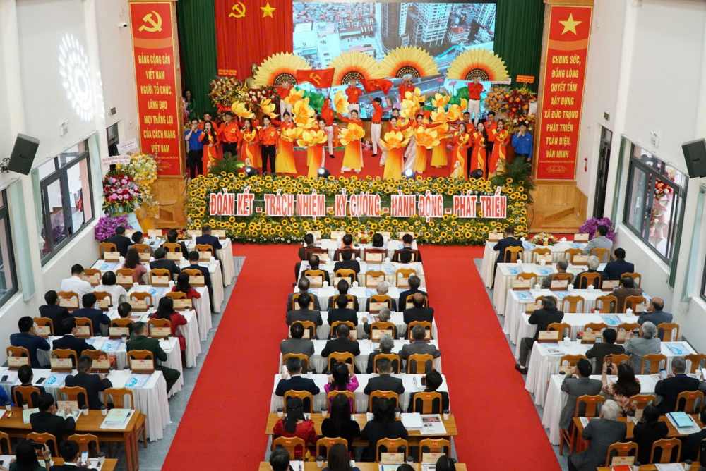 Overview of the 1st Duc Trong Commune Party Congress (Lam Dong Province). Photo: Lam Hong