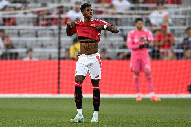 Su nghiep cua Rashford tai Man United lien tuc lao doc.  Anh: AFP