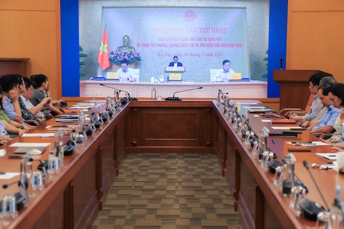 Thu tuong Chinh phu Pham Minh Chinh truc tiep chu tri Phien hop thu nhat