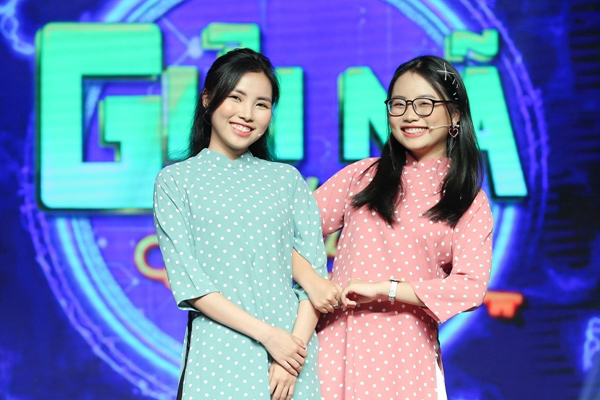 My Quyen va My Chi trong chuong trinh “Giai ma tri ky“. Anh: VTV