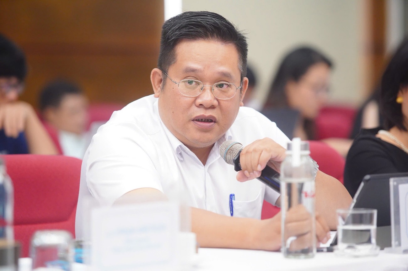 Ong Ly Hoang Tung - Pho Vu truong Vu Khoa hoc ky thuat va Cong nghe (Bo Khoa hoc va Cong nghe) phat bieu tai Toa dam. Anh: Hao Thien