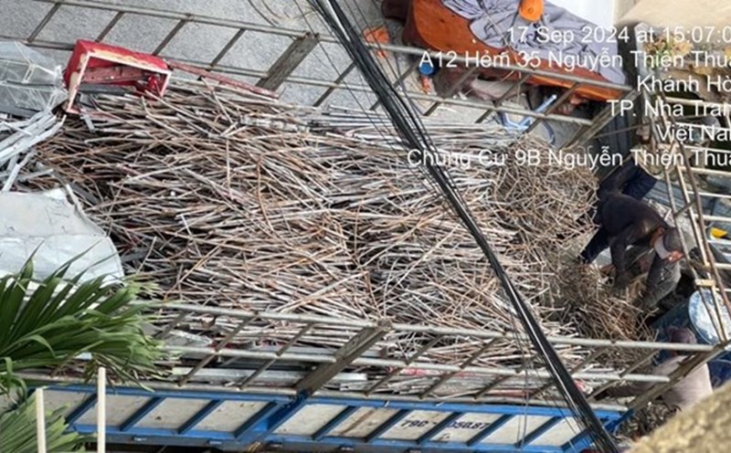 The police agency transferred the case to Nha Trang ward to resolve the hotel enforcement case and then arbitrarily sold the citizen's property. Photo: Huu Long