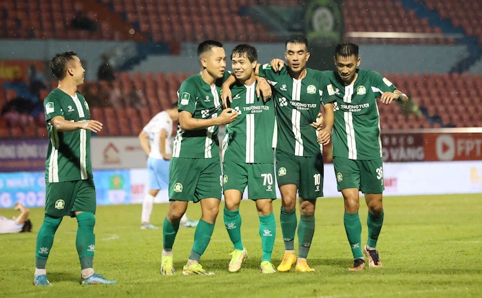 Binh Phuoc Club is not sure to be promoted to V.League. Photo: Thanh Vu