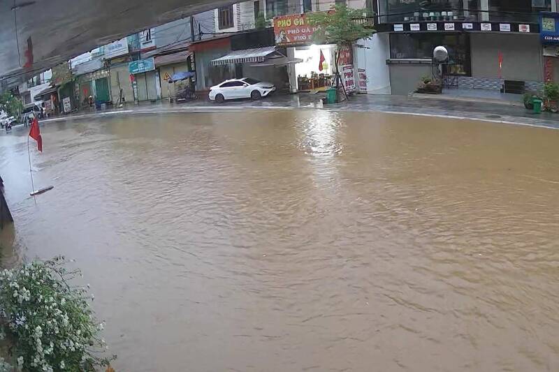 Ngap ung cuc bo tai tieu khu 10, phuong Moc Chau, tinh Son La sang ngay 25.7.2025. Anh: Truong Son