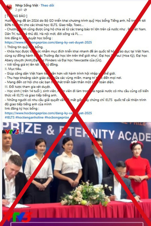 Mot so thong tin, hinh anh gia mao hoc bong Tieng Anh duoc Bo GDDT cong bo