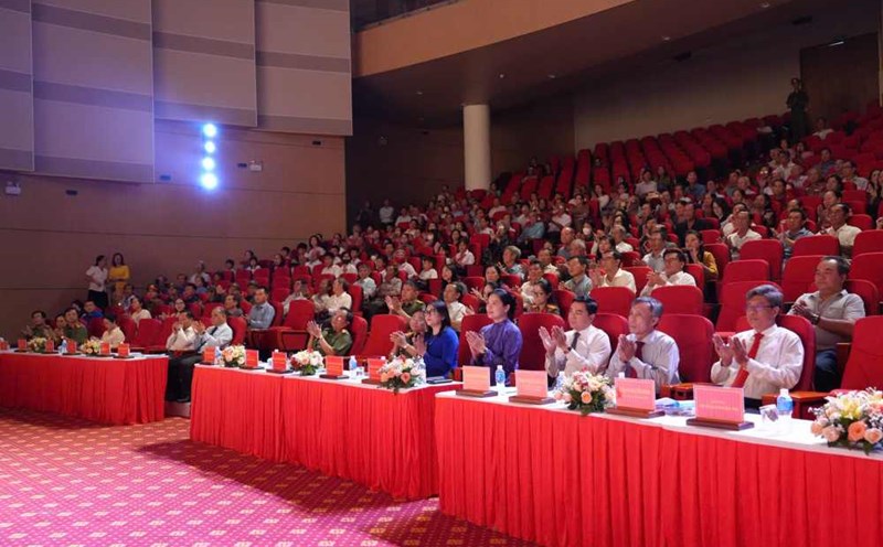 Delegates attending the "Fatherland Security Protection Day" in 2025. Photo: Duy Tuan