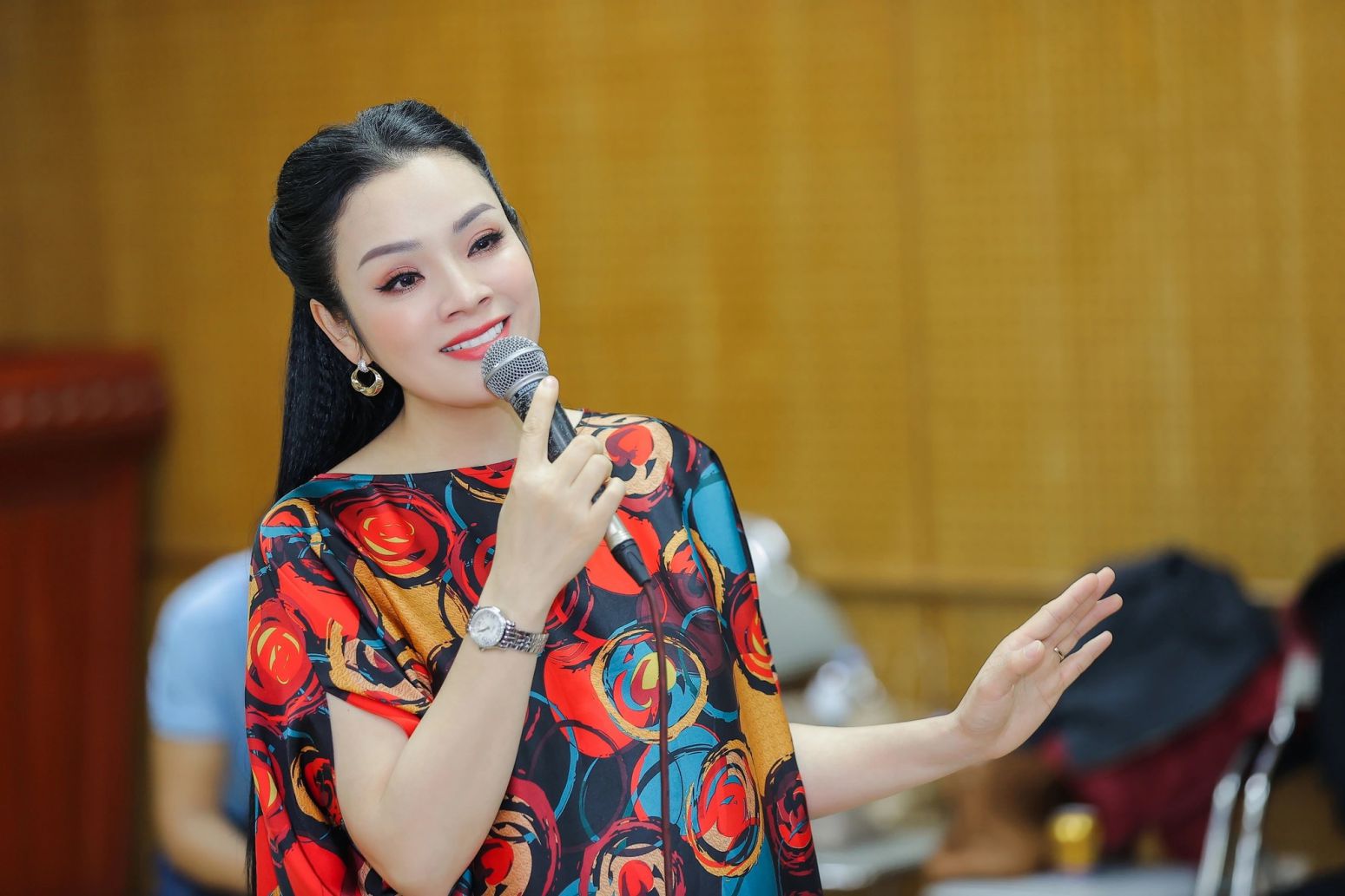 Meritorious Artist Tan Nhan. Photo: Character provided