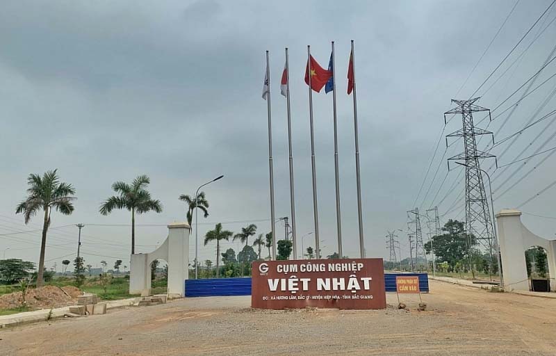 Le complexe industriel Viet Nhat a une superficie de pres de 50 hectares et est investi par la societe par actions d'import-export Bac Giang. Photo : Service de l'industrie et du commerce de Bac Ninh