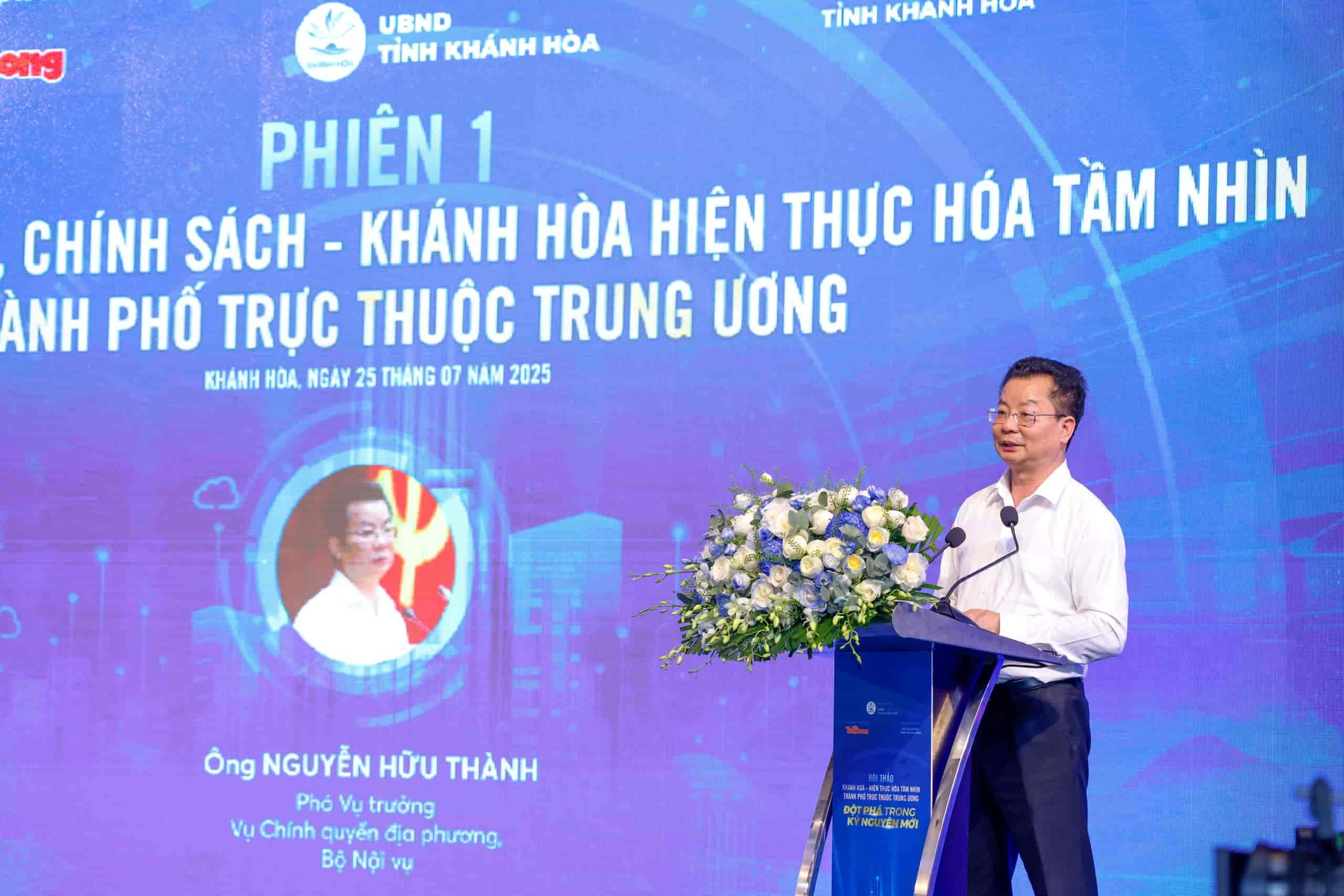 Ong Nguyen Huu Thanh – Pho Vu truong Vu Chinh quyen dia phuong, Bo Noi vu. Anh: Huu Long
