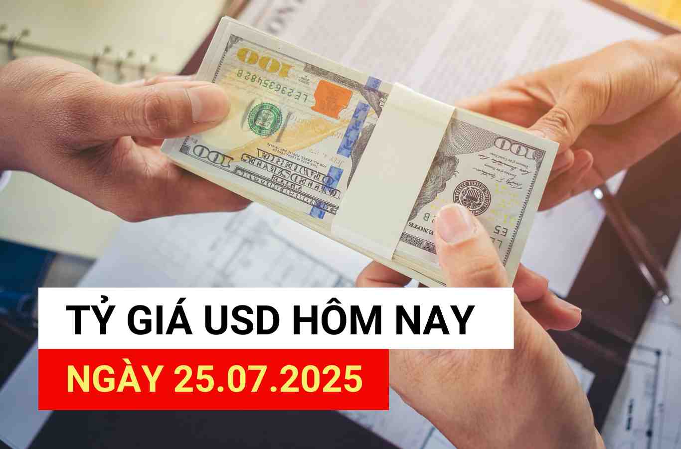 Taux de change USD aujourd'hui 25 juillet 2025.