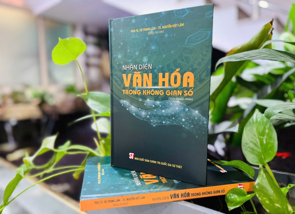 書籍「デジタル空間における文化の認識」。写真:Ngoc Tan