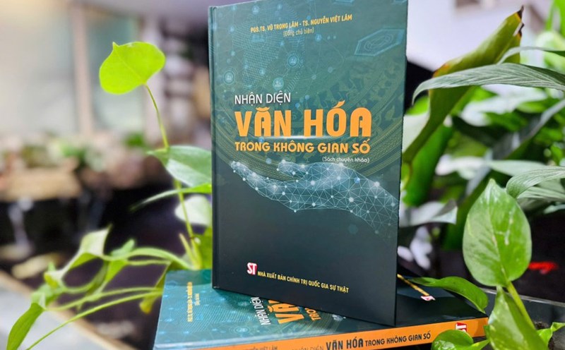 The book "Cultural Identification in the Digital Space". Photo: Ngoc Tan