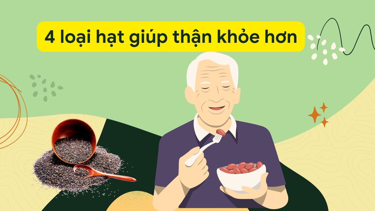 아마씨 치아씨...는 신장 기능을 지원하는 씨앗입니다. 그래픽 이미지: Huong Son