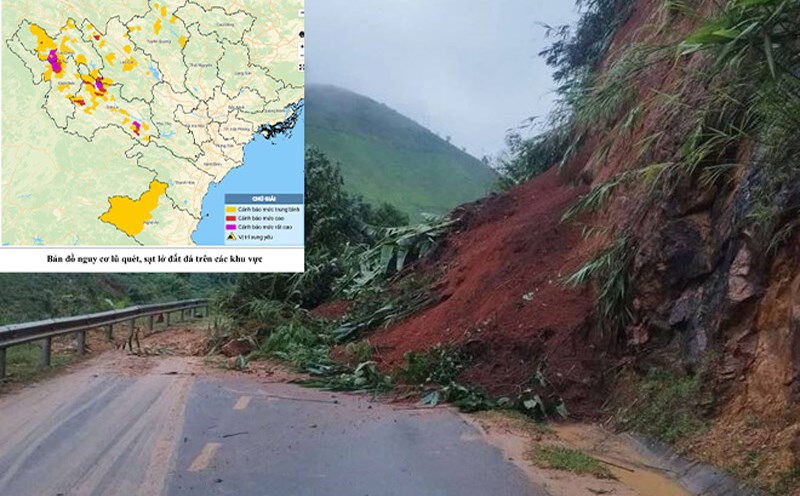 Many northwestern mountainous provinces are facing the risk of landslides. Photo: Tan Van