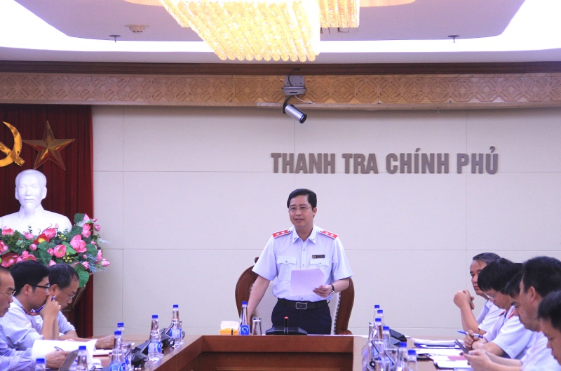 Photo at the announcement ceremony of the inspection decision. Photo: Government Inspectorate