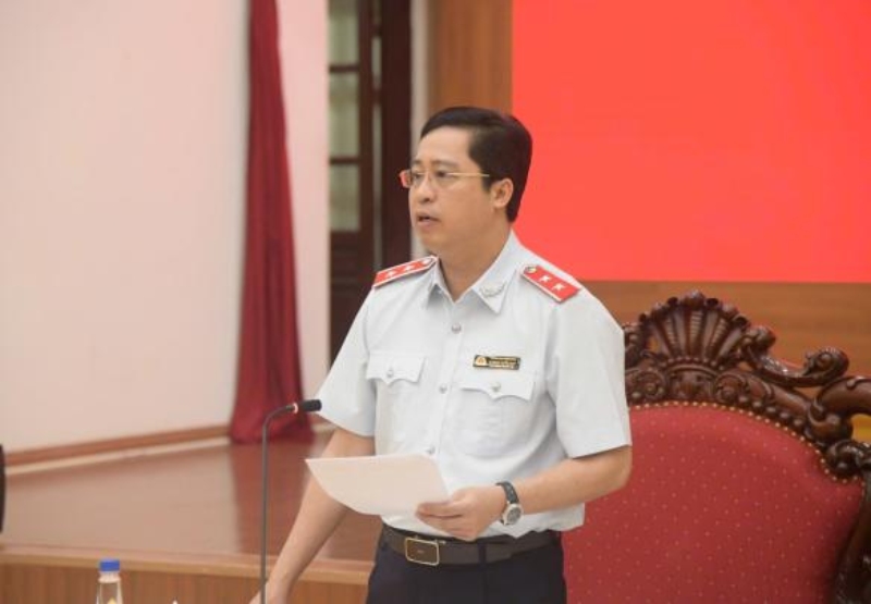 Pho Tong thanh tra Chinh phu Duong Quoc Huy. Anh: Thanh tra Chinh phu