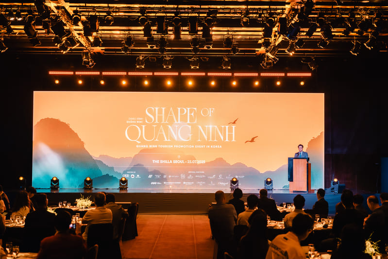 Quang Ninh tourism promotion event in Korea. Photo: P.A