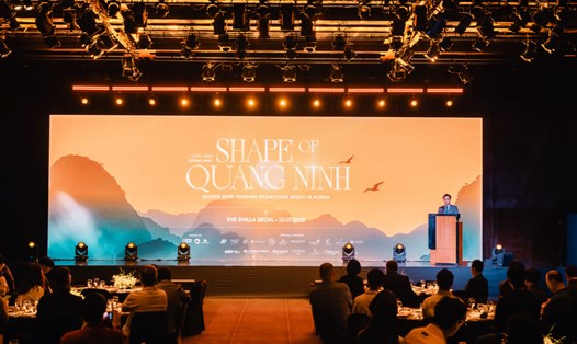 Sự kiện xúc tiến du lịch Quảng Ninh tại Hàn Quốc. Ảnh: P.A