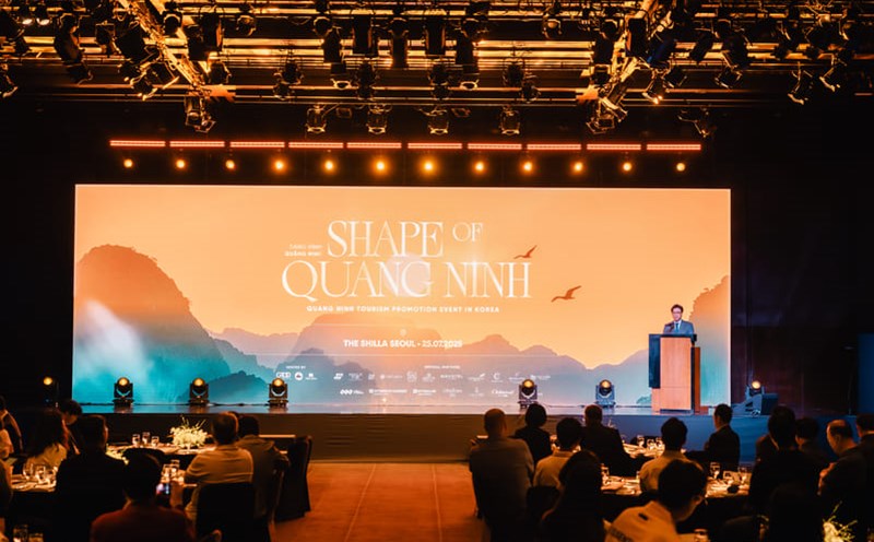 Quang Ninh tourism promotion event in Korea. Photo: P.A