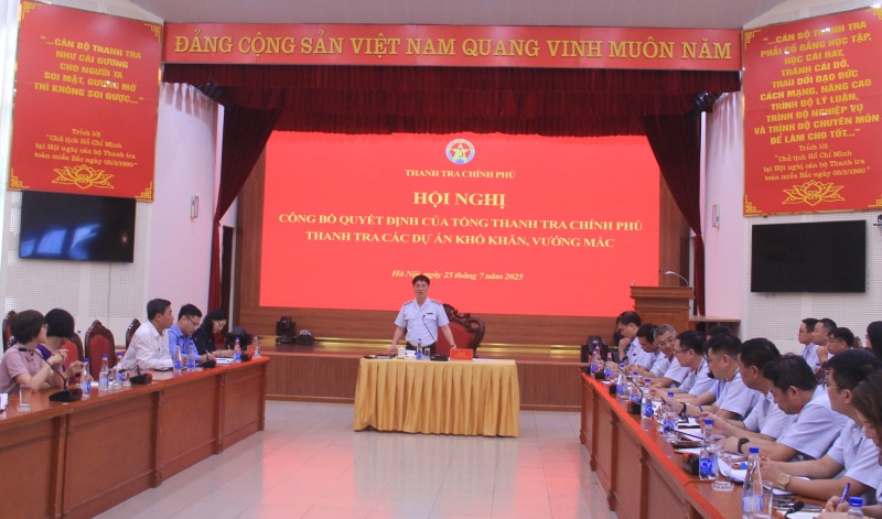 The Government Inspectorate announced the decision to inspect projects with difficulties and problems at the Ministry of Culture, Sports and Tourism. Photo: Government Inspectorate