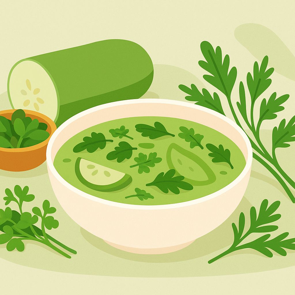 The soup helps detoxify the kidneys effectively. Graphic photo: Thai Anh